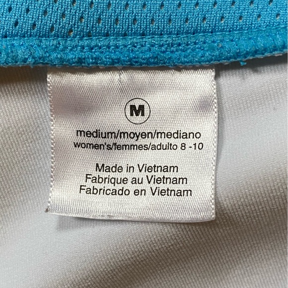 Danskin Robin’s Egg Blue Tennis Skirts with White Inner Shorts - Size M - Picture 7 of 12